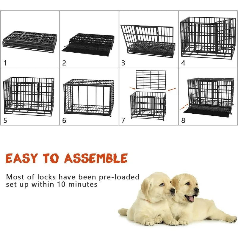 Heavy Duty Indestructible Dog Crate