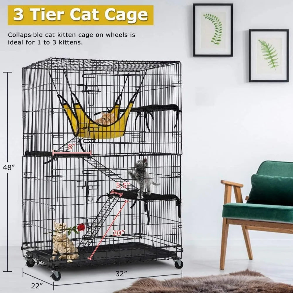 4-Tier 48 Inches Small Animal Playpen