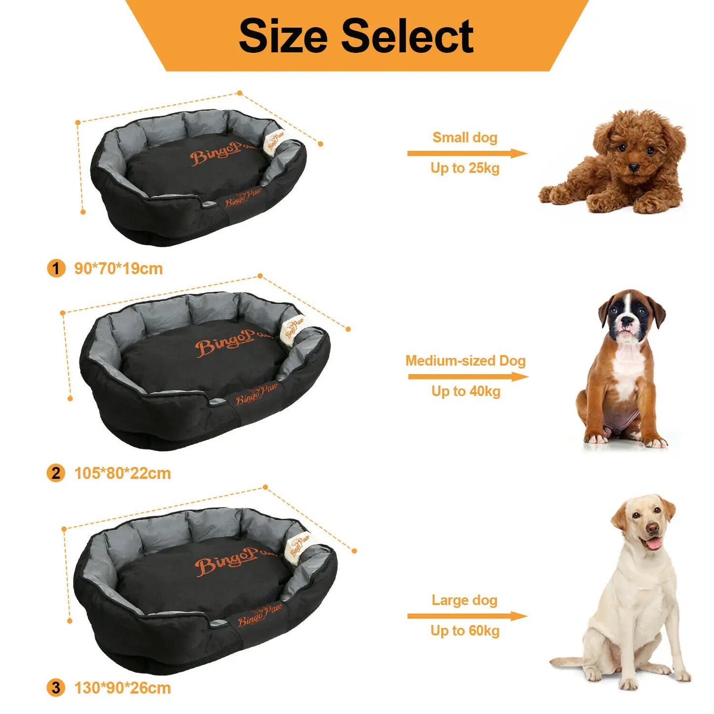 Extra Large Orthopedic Pet Sofa