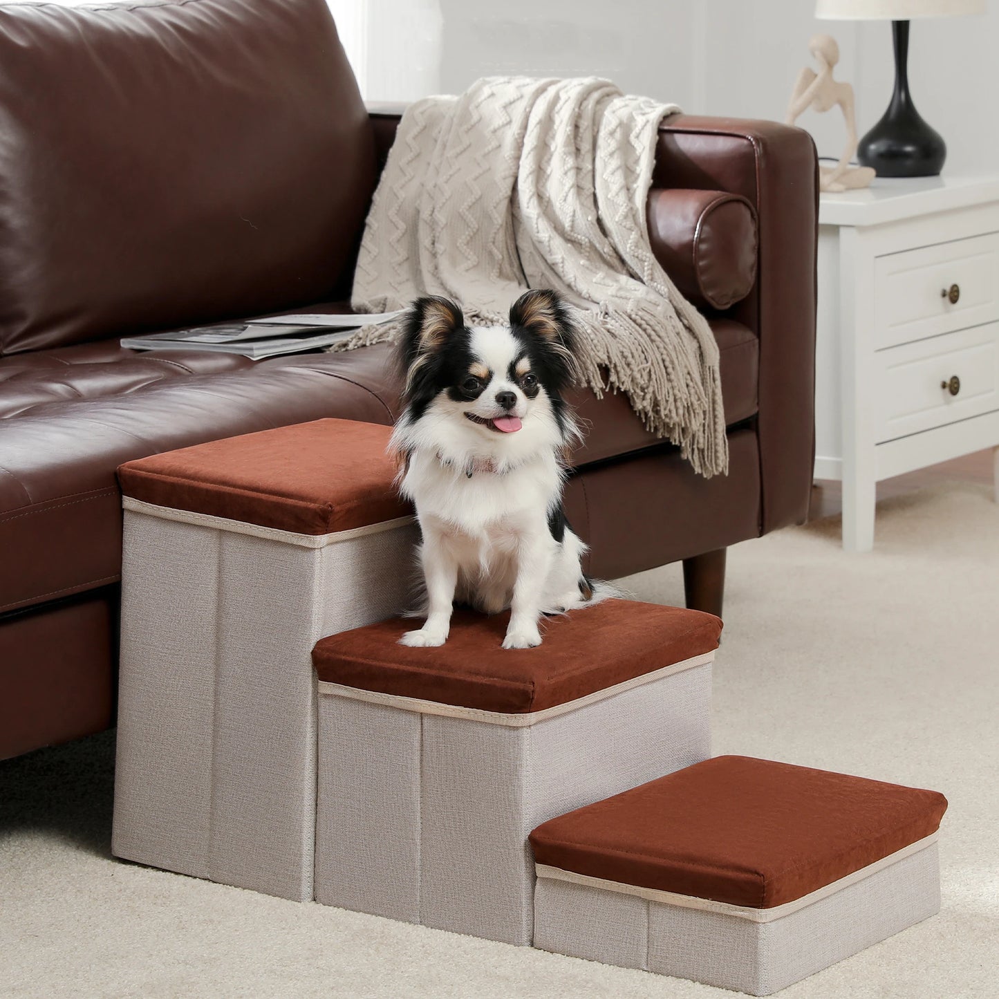 Foldable 2 in 1 Pet Steps Stair