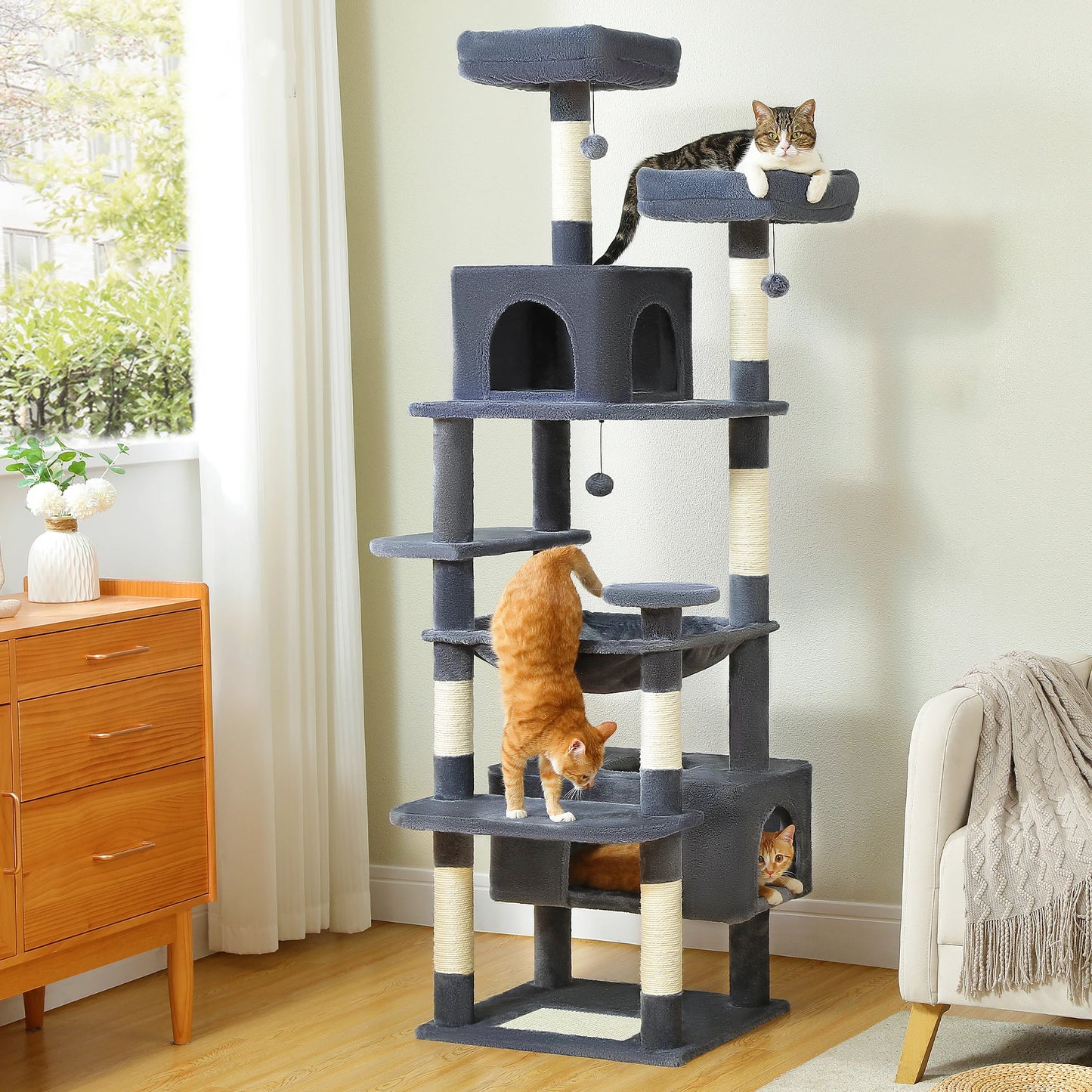 Multi-Level Cat Tree Luxury Tower