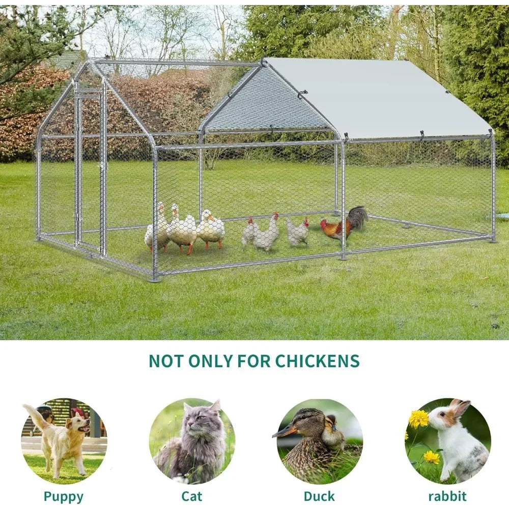 Large Metal Chicken Coop