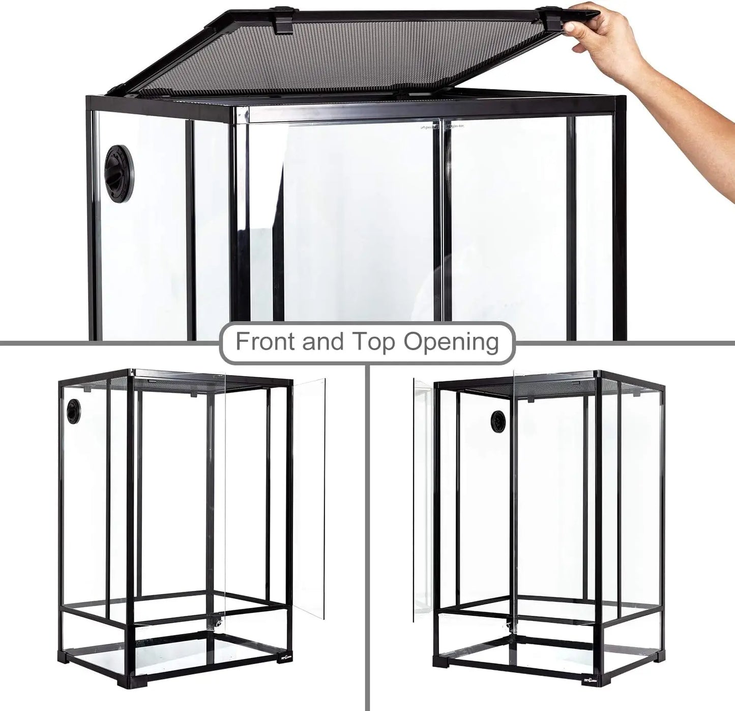 Reptile Tall Glass Terrarium
