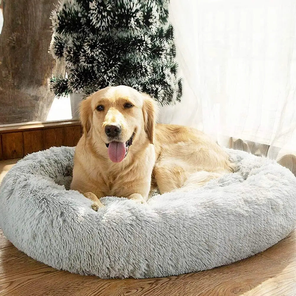Warm Soft Long Donut Pet Bed