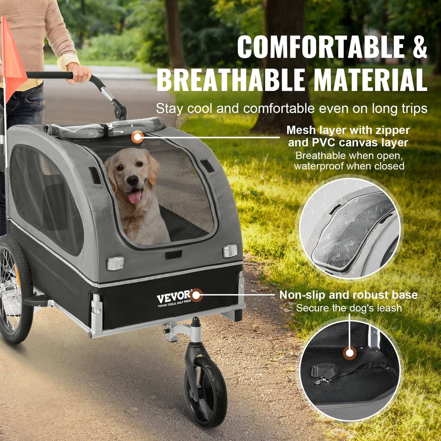 2-in-1 Pet Stroller Cart
