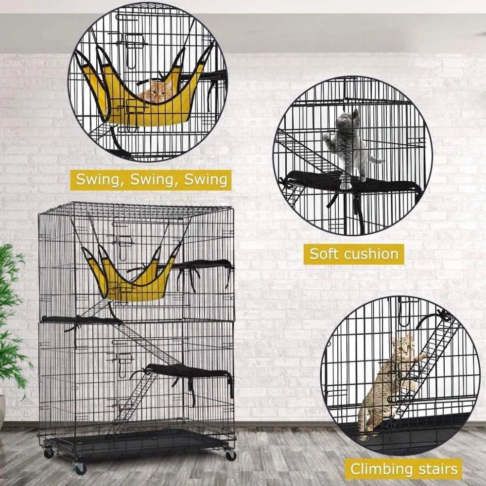 4-Tier 48 Inches Small Animal Playpen
