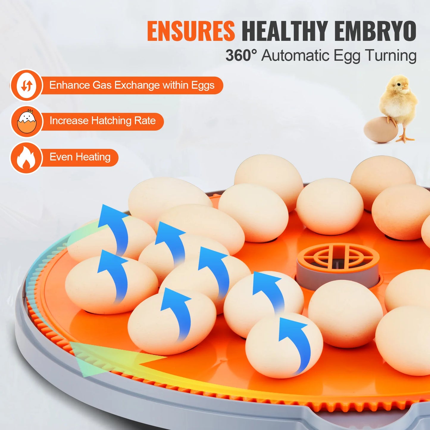 Egg Incubator Automatic Turner Poultry Hatcher