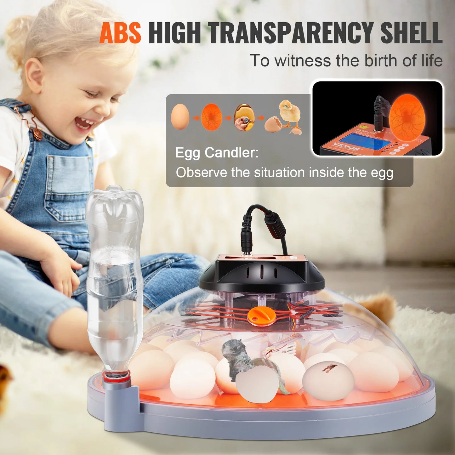 Egg Incubator Automatic Turner Poultry Hatcher
