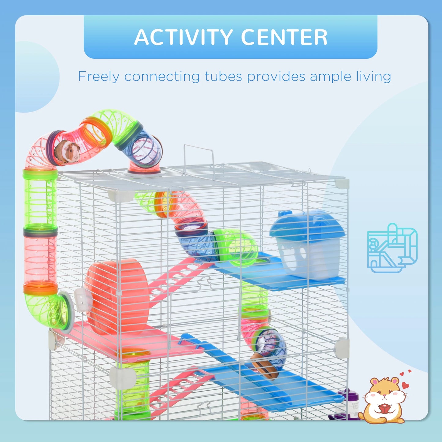 18" 5 Tier Hamster Cage