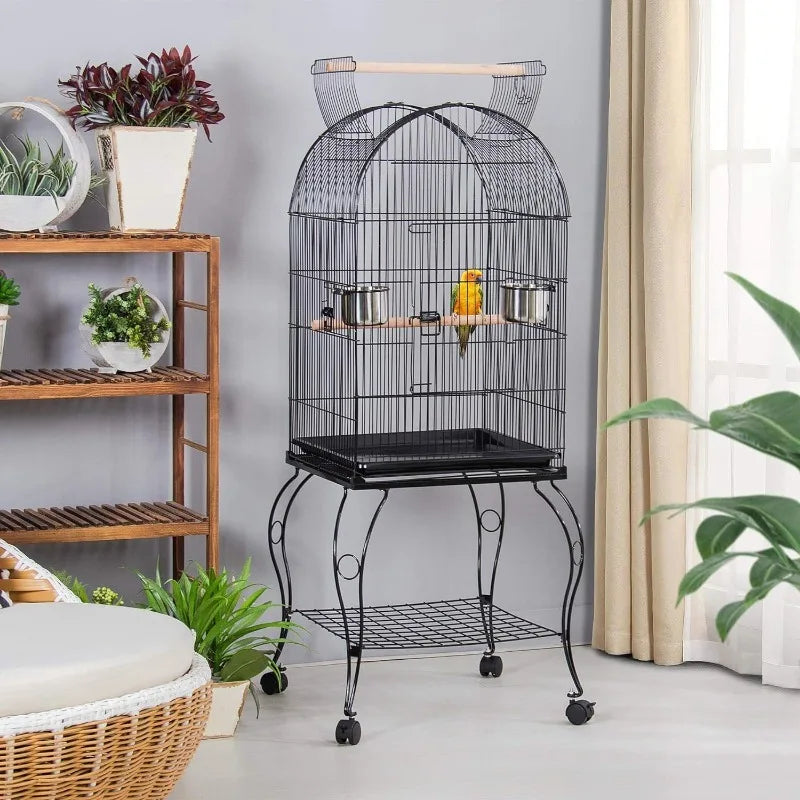 Rolling Standing Bird Cage