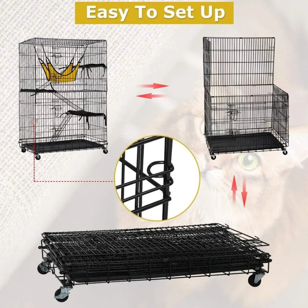 4-Tier 48 Inches Small Animal Playpen