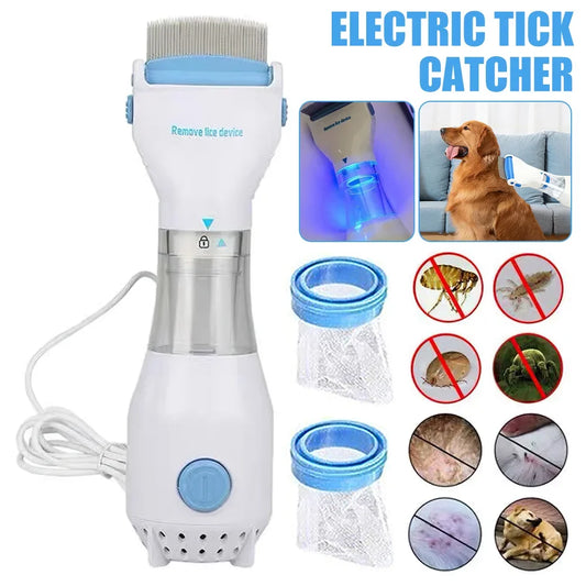 Electric Flea & Lice Removal Killer Brush