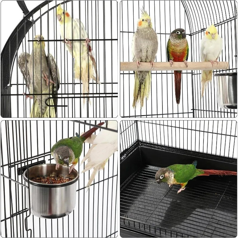 Rolling Standing Bird Cage