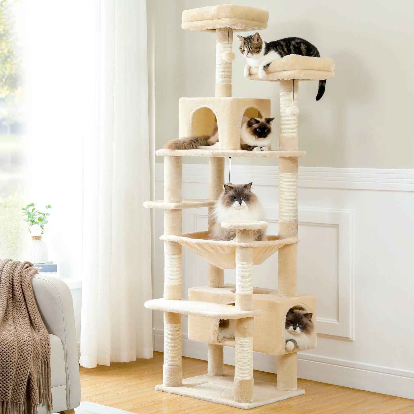 Multi-Level Cat Tree Luxury Tower