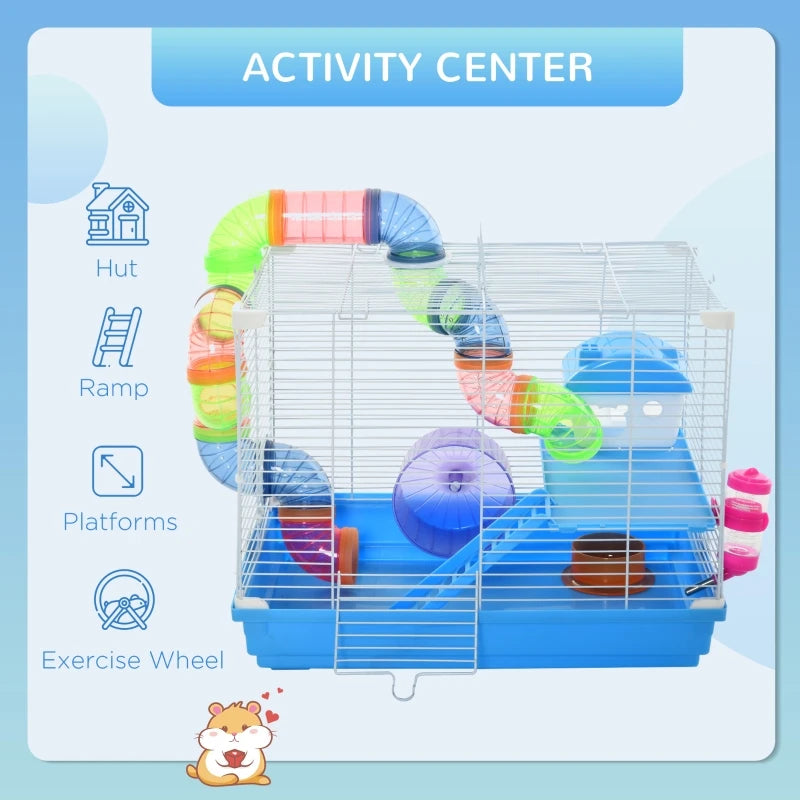 2 Tiers Hamster Cage Portable
