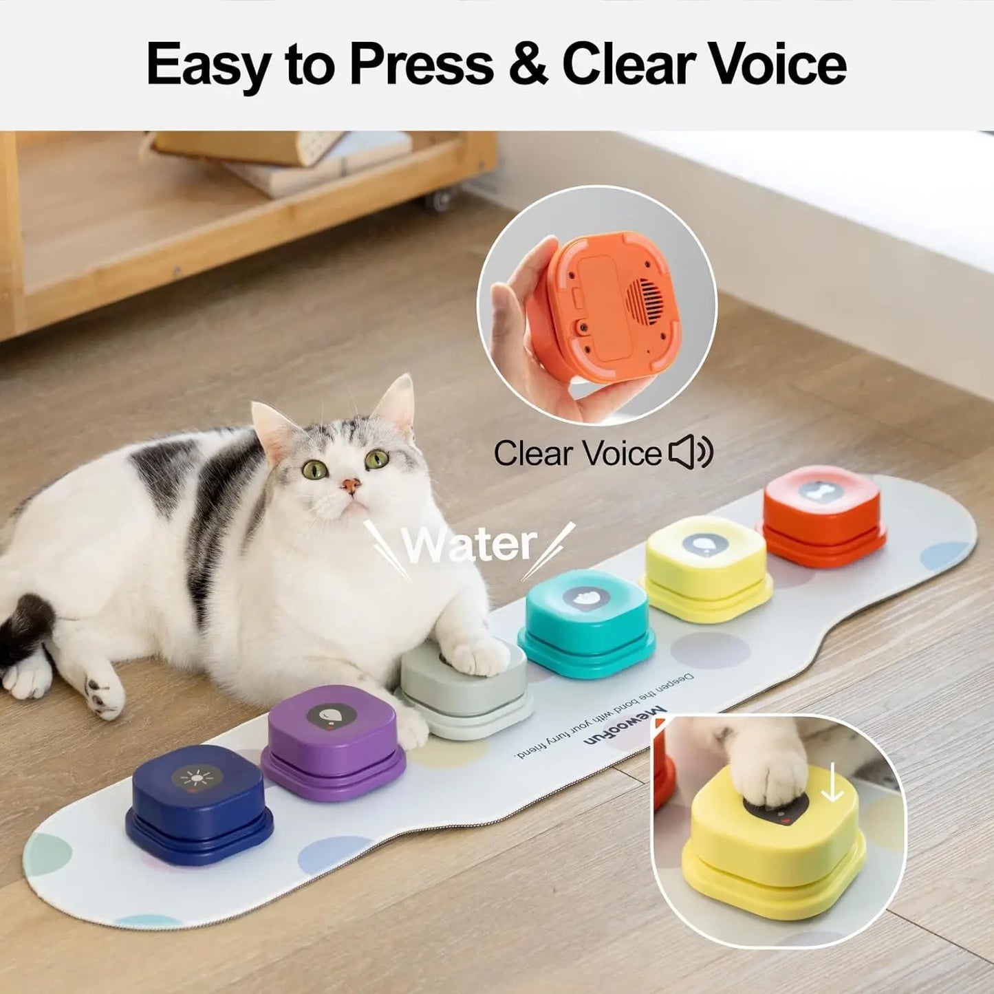 Voice Recording Button Pet Toys