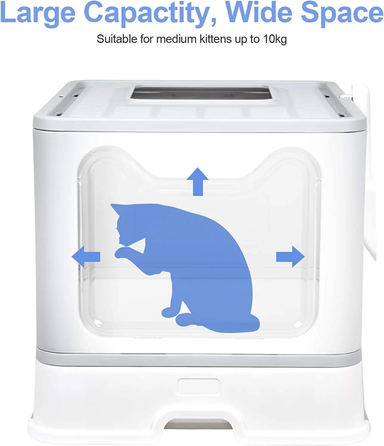 Front Entry Top Cat Litter Tray Box