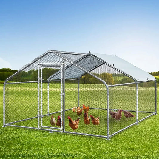 Large Metal Chicken Coop