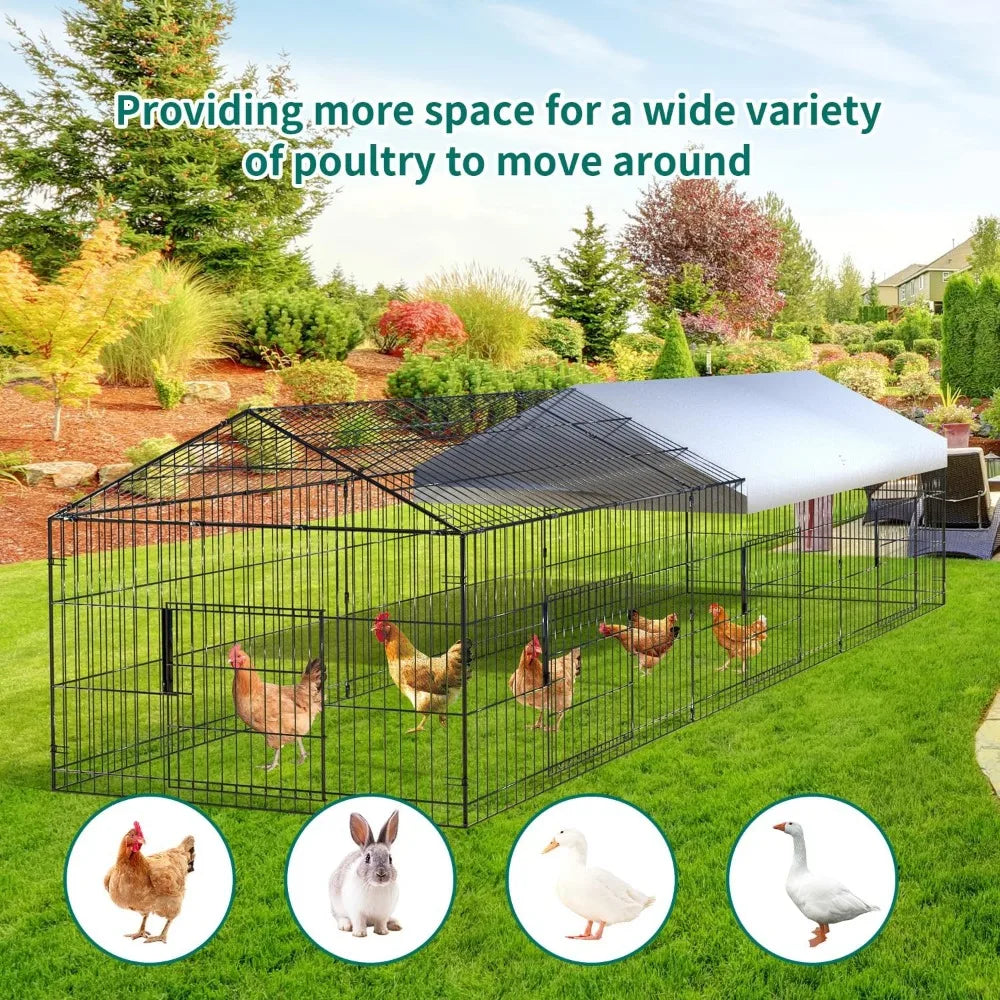 Outside Portable Chicken Cage Enclosure Tractor