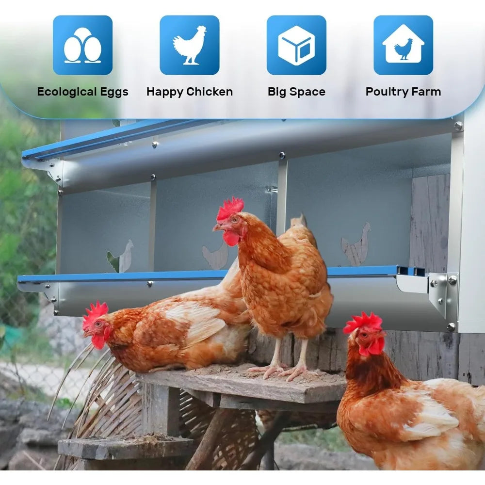 Chicken Nesting Box 6 Compartments