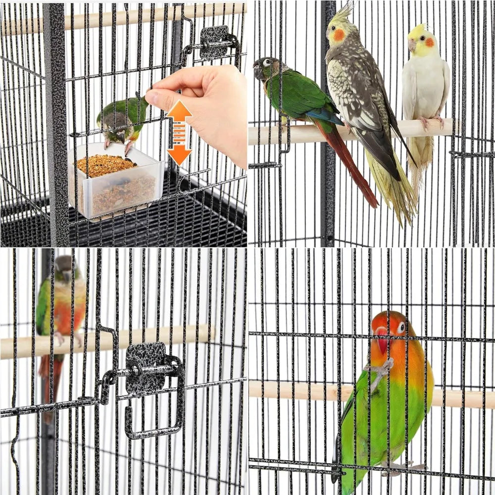 Large Rolling Bird Cage
