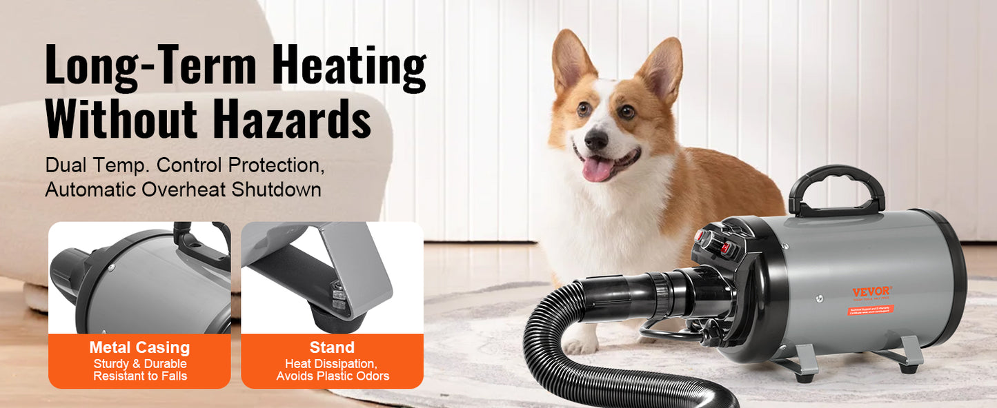 Dog Blow Dryer for Pet Hair Grooming