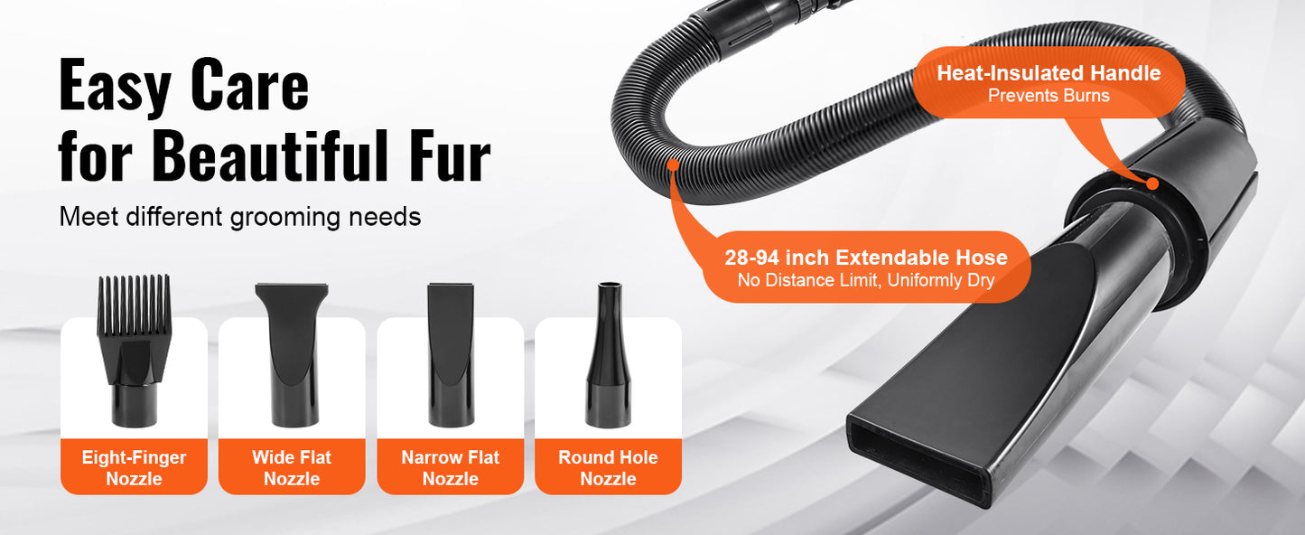 Dog Blow Dryer for Pet Hair Grooming